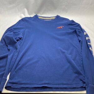 Hollister Royal Blue Long Sleeve Tee size large in great condition
